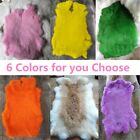 100% High Quality Dyed Real Rabbit Skin Pelt 6 Colors Available Fur Hides Craft