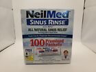 NeilMed Sinus Rinse All Natural Nasal Relief 100 Premixed Packets Exp 12/2027