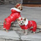 Doggie Design Ruffin It Dog Snowsuit  Red