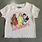 Clueless “ Whatever” Ribbed Knit Pink T-Shirt Size Small