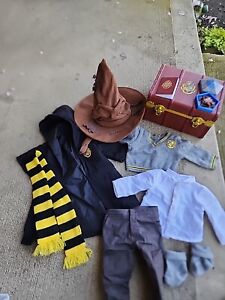 American Girl Doll Harry Potter Clothes Sorting Hat Chest Trunk Chocolate Frog