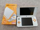 New Nintendo 2DS XL LL White Orange Console Only Used Tested from Japan with Box