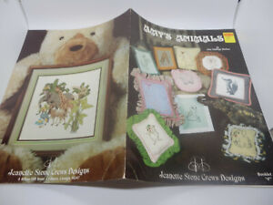 Jeanette Crews AMY'S ANIMALS 11 Counted Cross Stitch Pattern JUNGLE NEW