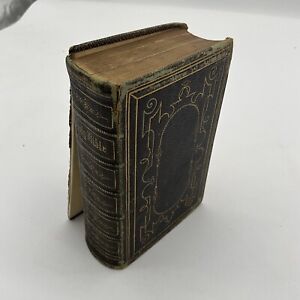 New ListingAntique- 1864- HOLY BIBLE-Old & New Testaments- American Bible Society, Small
