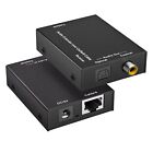 Digital Audio Extender Coaxial SPDIF Toslink Audio Extender by cat6/5e up to300M