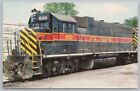 Transportation~Railroad~Iowa Interstate Diesel Train Locomotive~Vintage Postcard