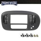 Fit For 1997-2003 Ford F150 Expedition Center Dash Panel Radio Trim Bezel Gray