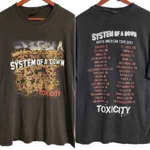 Vintage System Of A Down Toxicity Tour T-shirt