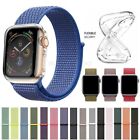 Woven Nylon Band+Case Sport Strap For Apple Watch Series 7 6 5 4 40mm 44mm 45mm