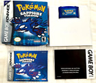 Pokemon Sapphire GBA Gameboy Advance Complete Box CIB Tested Nintendo Game Boy