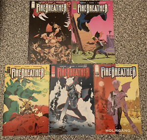 Image Comics - FireBreather v2 (2008) #1-4 + Holmgang (2010) #1