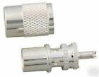 2- PL-259 Silver Teflon Type Coaxial Connectors Made In USA HD Quality CB/Ham FS