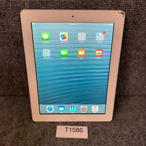 Apple iPad 2, A1395,  32gb, White/Silver Tablet TESTED WORKING Read