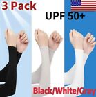 3 Pairs Cooling Arm Sleeves Cover UV Sun Protection Sports Outdoor For Men Women