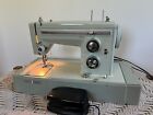 🍊 Vintage Sears Kenmore Sewing Machine Model 158.14000 w/ Case & Pedal Tested!