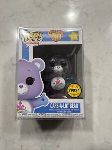 Funko POP! Care Bears 40th Anniversary Care-A-Lot Bear #1205 Chase w/ Protector