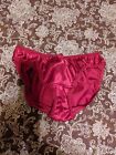 Vintage Joe Boxer Satin Bikini Panties Size Small Color Red
