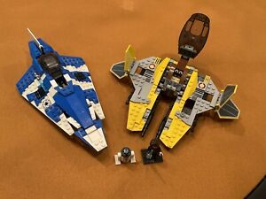 Lego Starwars:75038/Anakin’s Intercepter,minifigures AND 8093/Koon’s Starfighter