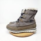 Sorel Boots Womens 9 Cozy Joan Leather Winter Snow Lace Up Ankle Hiker