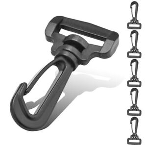 12PCS Plastic Snap Hook Swivel Clip for Straps, 1 Inch Plastic Rotary Hook Sh...