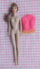 1960s Mattel Talking Barbie Light Brunette Fashion Doll Pink Knit Top Mute