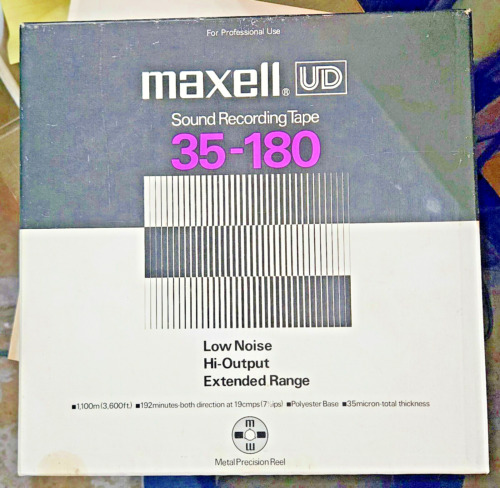 MAXELL UD 35-180 REEL TO REEL TAPE Used - Bach Brandenburg Concertos