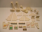 ( C15 / 12 ) Lego Classic Space Bricks Spare Parts Printed White 6990 6970