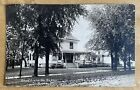 1912 C.R. Childs RPPC Sheffield Street East At St. Anne, Illinois. Kankakee Co.