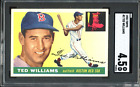 1955 Topps #2 Ted Williams SGC 4.5 Boston Red Sox HOF Baseball Card (4016)