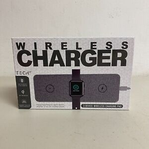 Tech2 Nano 3 in 1 Wireless Charger with Adapter Qi-Certified Fast Wireless
