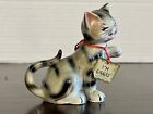 Vintage Kittens by Karen I'm Giggles Cat Gray/Black/White with Collar and Tag