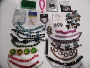Huge Lot Beads, Swarovski Crystals, Crystal, Semi Precious Gemstone , MORE!