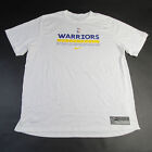 Golden State Warriors Nike NBA Authentics Dri-Fit Short Sleeve Shirt Men's New