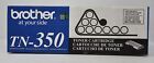 New GENUINE Sealed Brother TN350 2500 Pages Toner Cartridge - Black New