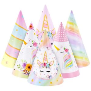 12 Pieces Unicorn Party Hat - Unicorn Birthday Party Supplies for Girls Kids ...