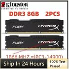 New ListingKINGSTON HyperX FURY DDR3 1866 16GB KIT 2x 8GB PC3-14900 Desktop RAM Memory DIMM