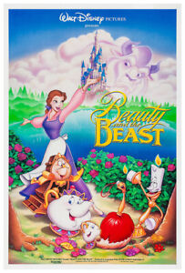 Beauty and the Beast - 1991 - Disney Movie Poster - US Release #1