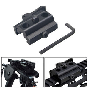 QD 20mm Rail Mount For Rifle Gun Swivel Sling Bipod Adapter Weaver Picatinny