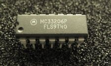 25 PCS. MC33206P  DUAL LOW VOLT RAIL TO RAIL OP AMP WITH ENABLES, 14 PIN DIP PKG