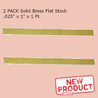 2 PACK Brass Flat Stock .025