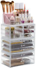 4-Piece Cosmetic and Makeup Organizer - X-Large, 9 Drawers, 16 Compartment Slots