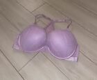 Victorias Secret Bombshell Push-Up Bra Super Padded Add 2 Cups Front Close 36C