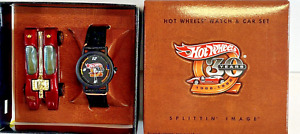Vintage Hot Wheels Watch and Car Limited Splittin Image Collector Watch Set