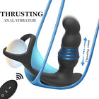 Waterproof Powerful Flapping Prostate Massager Dual Motor Telescopic Vibrators