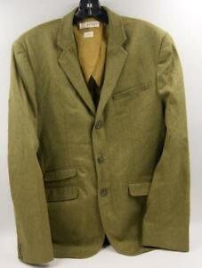 Propr David Arquette Khaki Olive Cotton Jacket Sportcoat Men's Blazer Sz 38