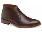 JOHNSTON & MURPHY Men's Sutton Chukka Boots US Size 8 Brown Leather
