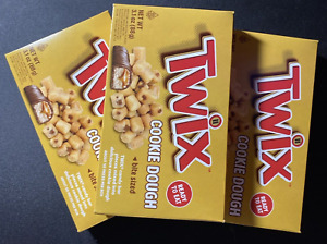 Twix Cookie Dough Bite Size Snacks 3.1 oz each 3 Boxes