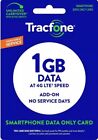 TracFone 1GB Data Prepaid Add On Refill Card, Only For Smartphones.