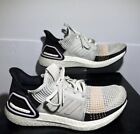 Adidas UltraBoost 19 Running Shoes Crystal White Womens Size 8.5 Sneakers G27481