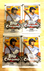 (Lot of 4 Packs) 2022 Topps Chrome Baseball Hobby Sealed Packs (16 Cards)